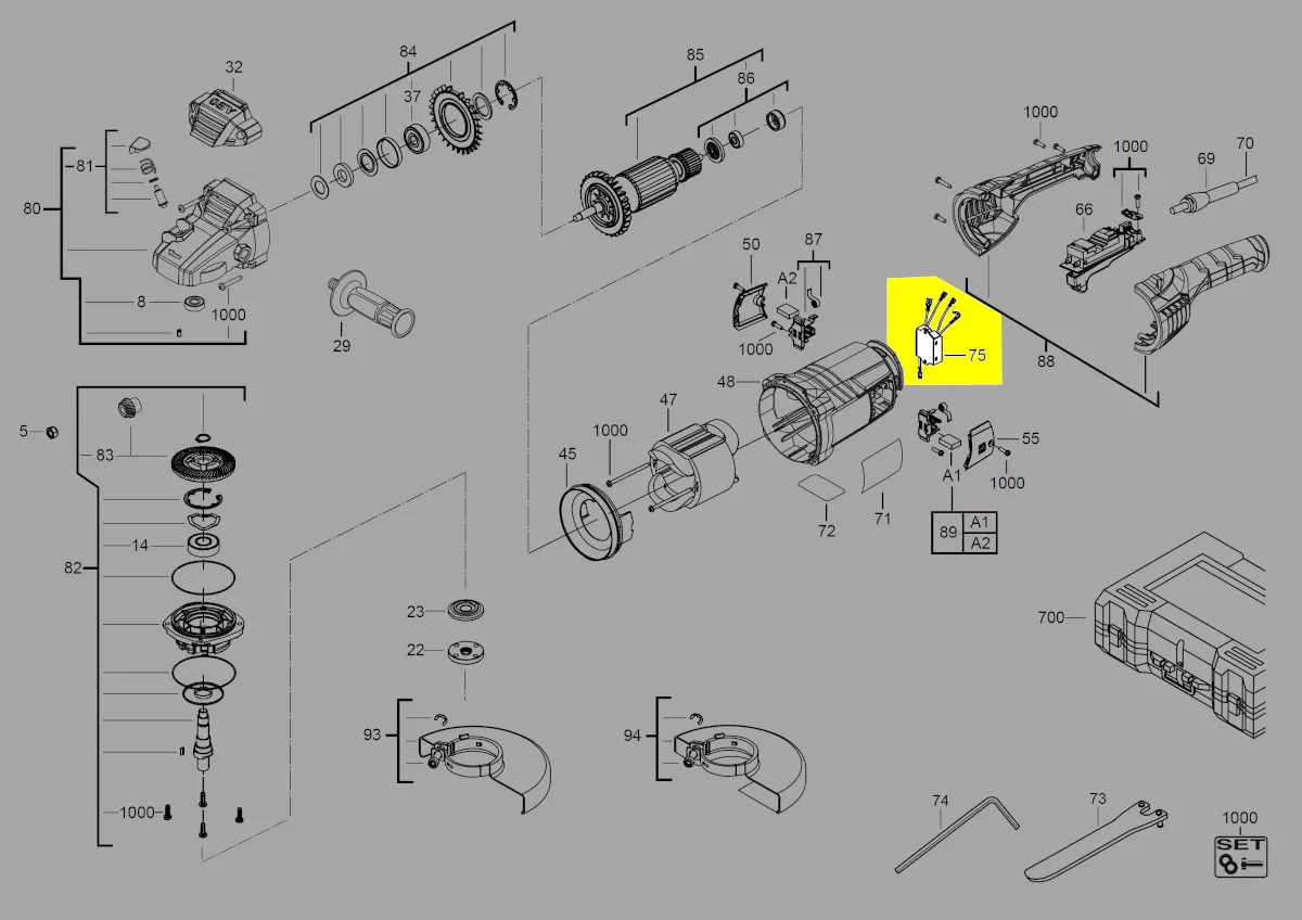 Régulateur de vitesse réf. 4931441073 AEG